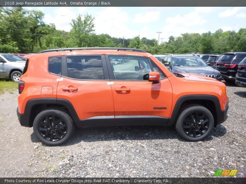 Omaha Orange / Black 2018 Jeep Renegade Latitude 4x4