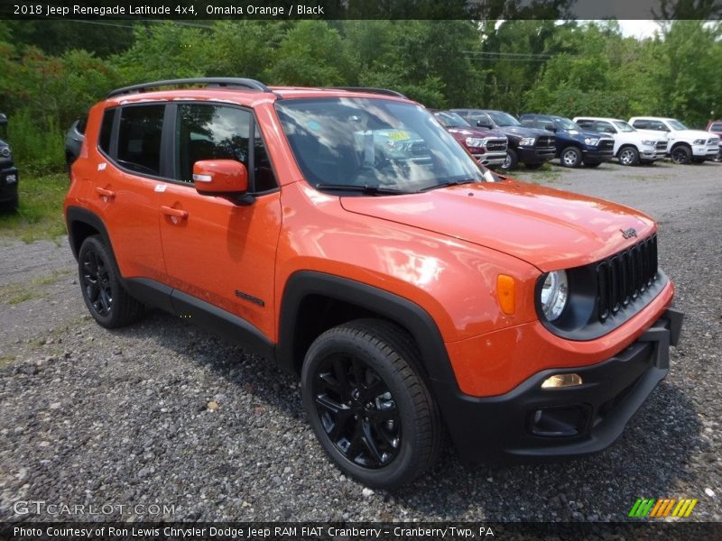 Omaha Orange / Black 2018 Jeep Renegade Latitude 4x4