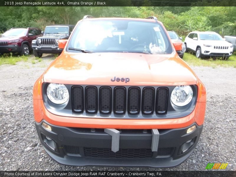 Omaha Orange / Black 2018 Jeep Renegade Latitude 4x4