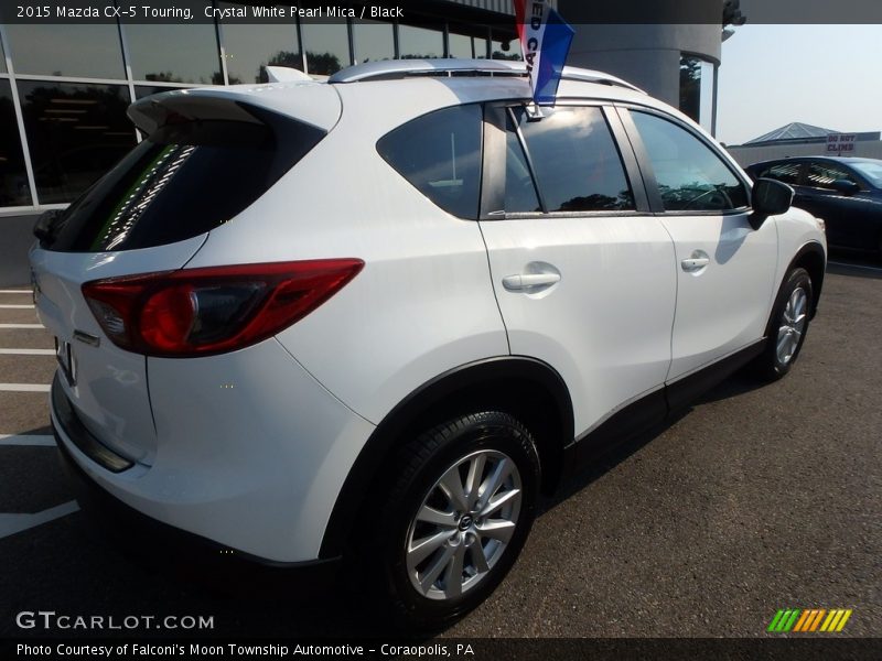 Crystal White Pearl Mica / Black 2015 Mazda CX-5 Touring