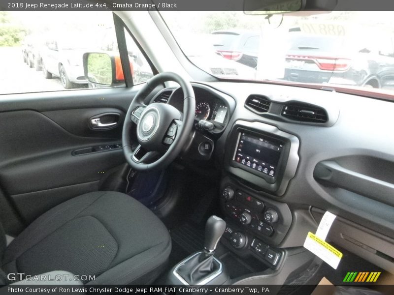 Omaha Orange / Black 2018 Jeep Renegade Latitude 4x4