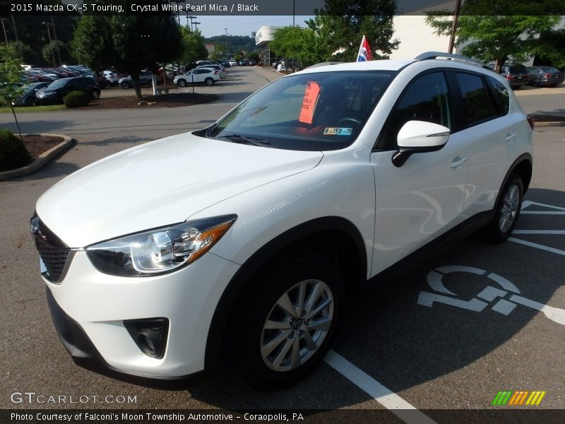 Crystal White Pearl Mica / Black 2015 Mazda CX-5 Touring