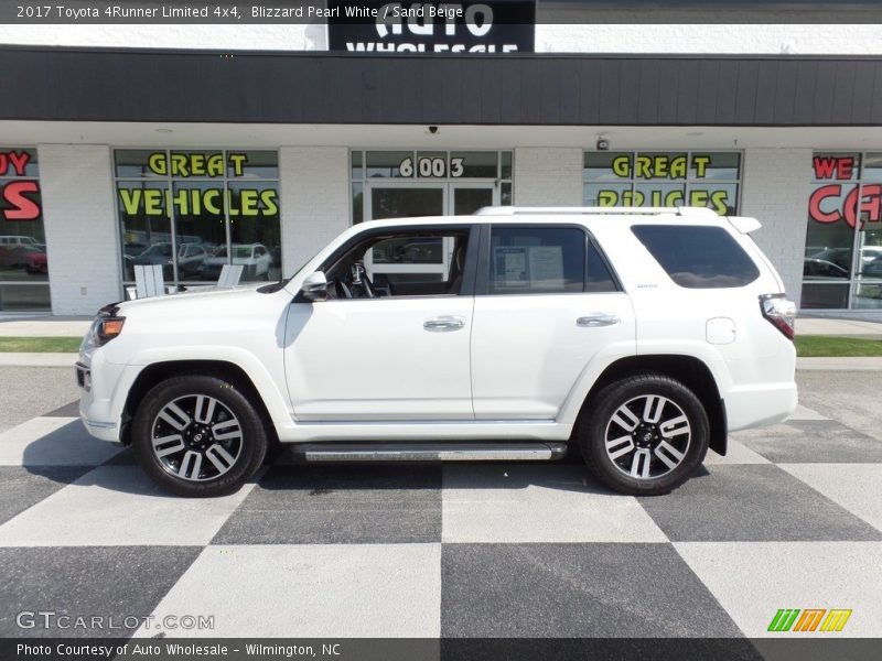Blizzard Pearl White / Sand Beige 2017 Toyota 4Runner Limited 4x4