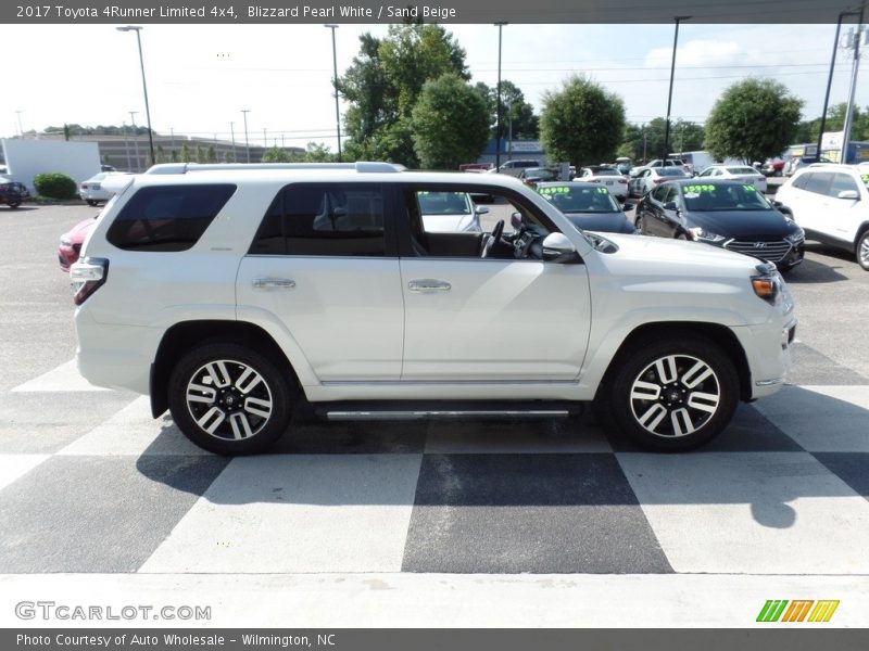 Blizzard Pearl White / Sand Beige 2017 Toyota 4Runner Limited 4x4