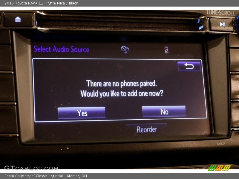 Pyrite Mica / Black 2015 Toyota RAV4 LE