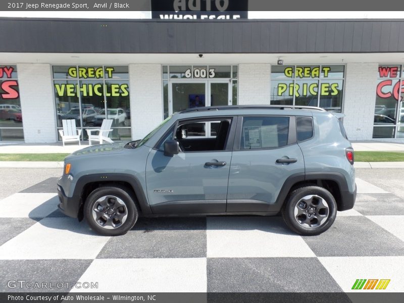 Anvil / Black 2017 Jeep Renegade Sport