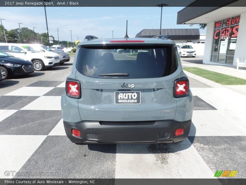 Anvil / Black 2017 Jeep Renegade Sport