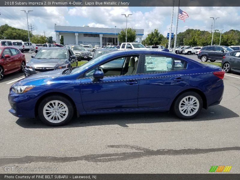  2018 Impreza 2.0i Premium 4-Door Lapis Blue Metallic