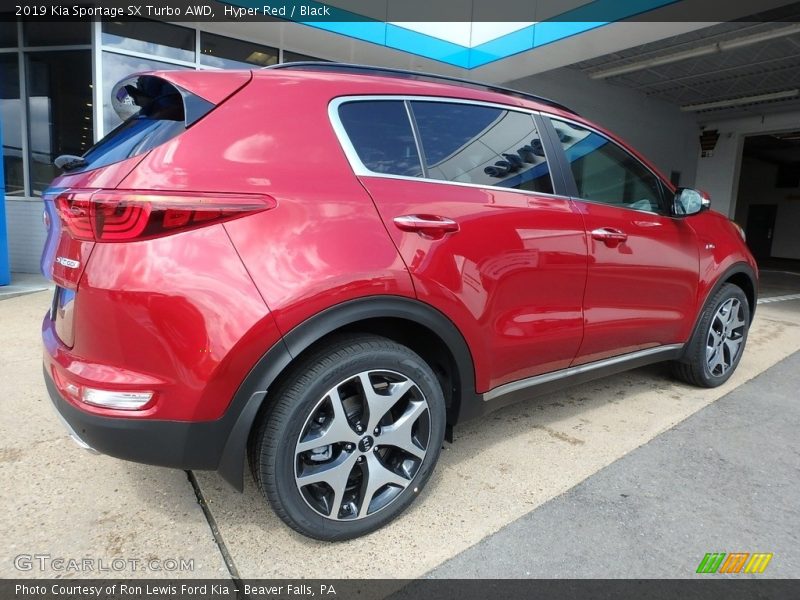 Hyper Red / Black 2019 Kia Sportage SX Turbo AWD