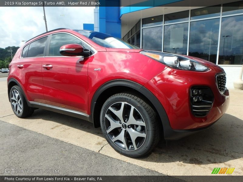 Front 3/4 View of 2019 Sportage SX Turbo AWD