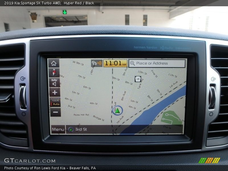 Navigation of 2019 Sportage SX Turbo AWD
