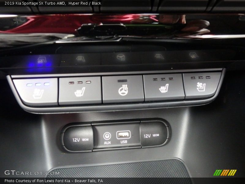 Controls of 2019 Sportage SX Turbo AWD
