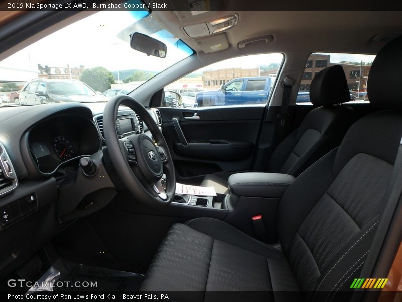 Front Seat of 2019 Sportage LX AWD