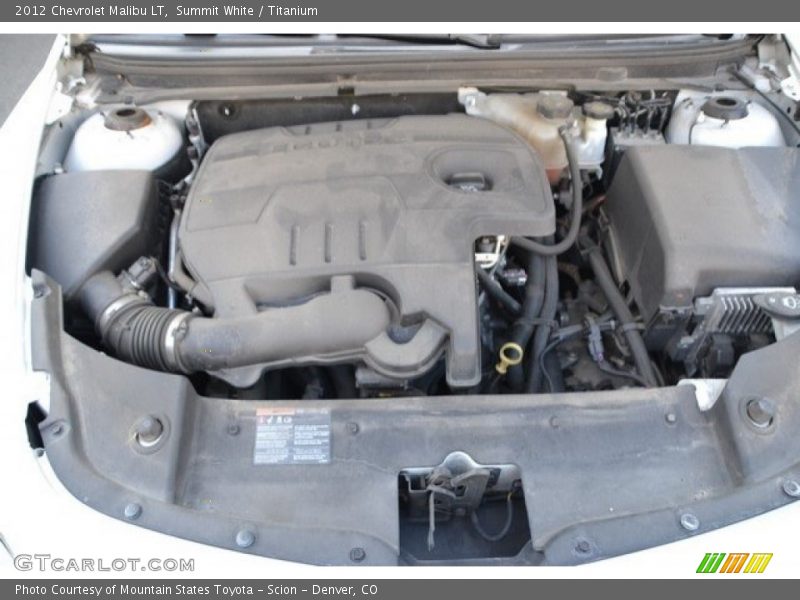 Summit White / Titanium 2012 Chevrolet Malibu LT