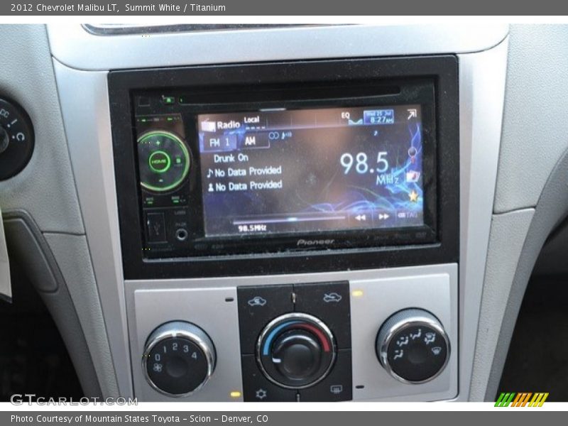 Summit White / Titanium 2012 Chevrolet Malibu LT