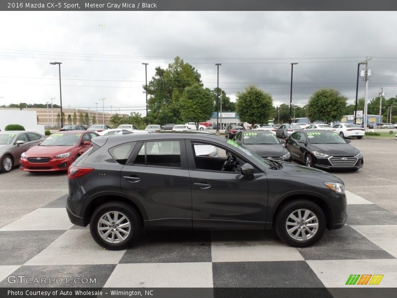 Meteor Gray Mica / Black 2016 Mazda CX-5 Sport