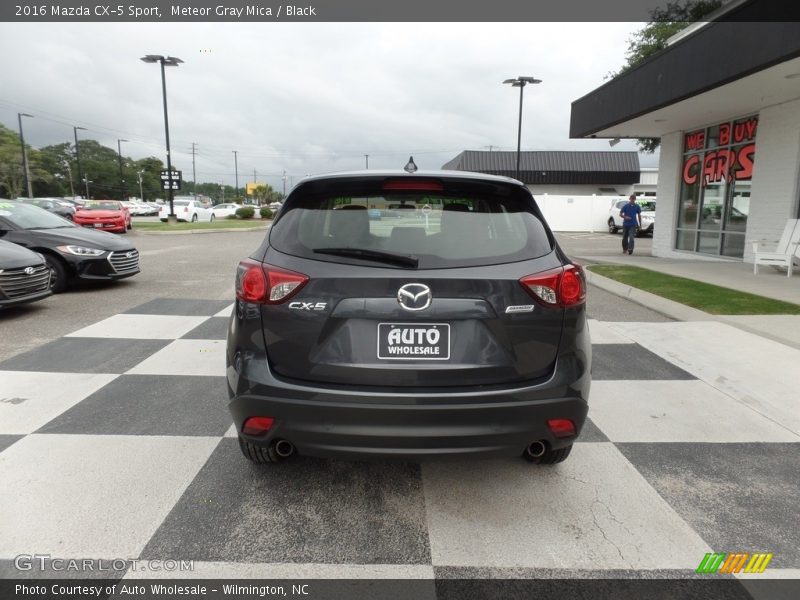 Meteor Gray Mica / Black 2016 Mazda CX-5 Sport