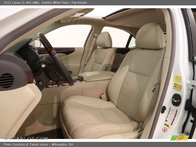 Starfire White Pearl / Parchment 2011 Lexus LS 460 AWD