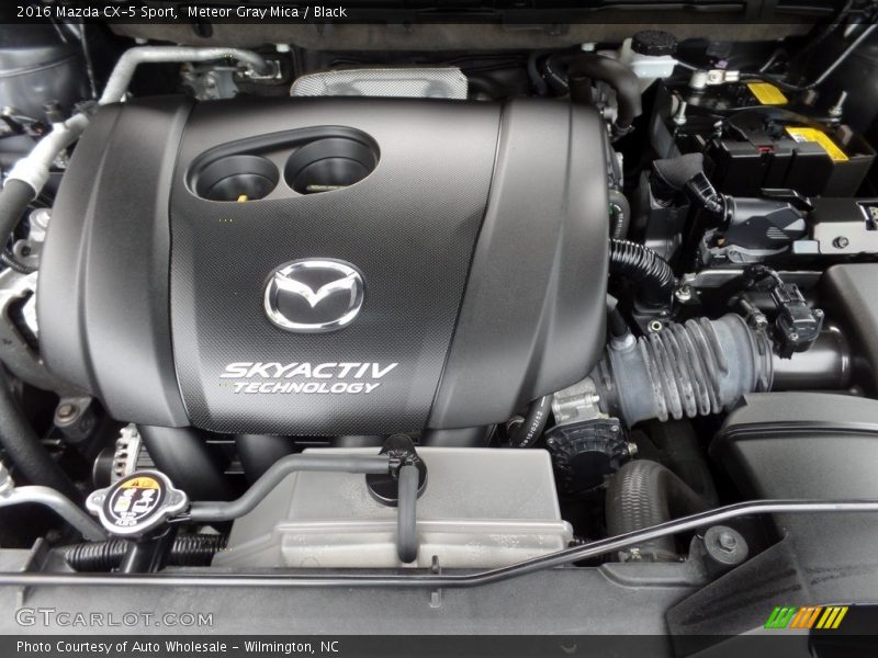 Meteor Gray Mica / Black 2016 Mazda CX-5 Sport