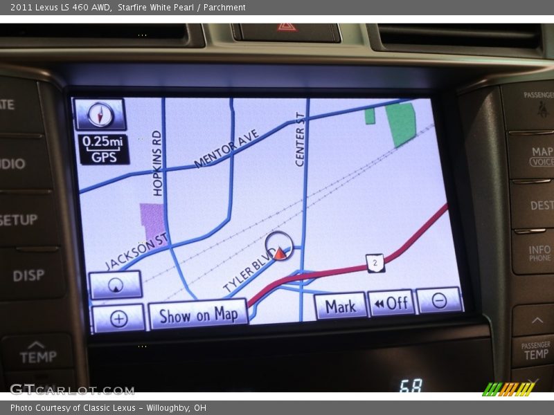 Starfire White Pearl / Parchment 2011 Lexus LS 460 AWD