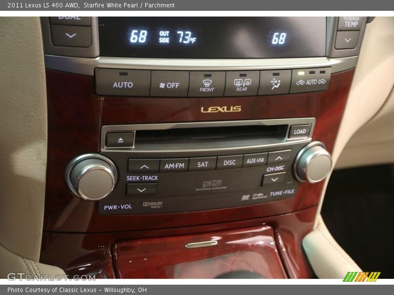 Starfire White Pearl / Parchment 2011 Lexus LS 460 AWD