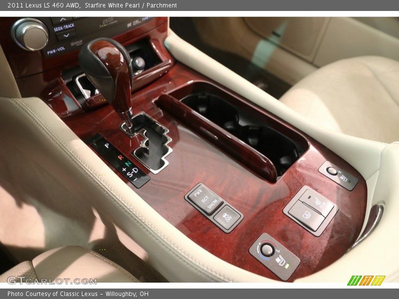Starfire White Pearl / Parchment 2011 Lexus LS 460 AWD