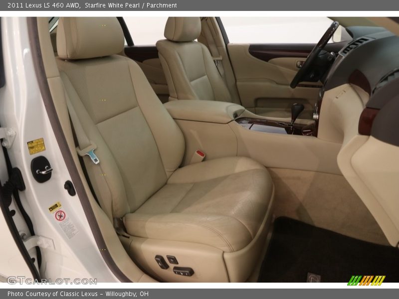 Starfire White Pearl / Parchment 2011 Lexus LS 460 AWD