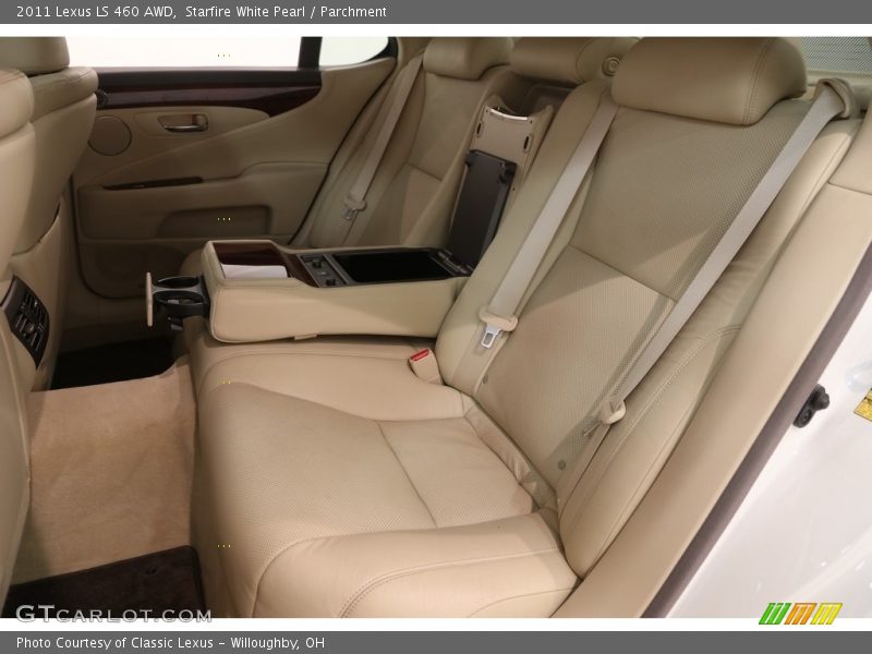 Starfire White Pearl / Parchment 2011 Lexus LS 460 AWD