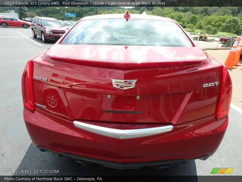 Red Obsession Tintcoat / Light Neutral w/Jet Black Accents 2017 Cadillac ATS Luxury AWD