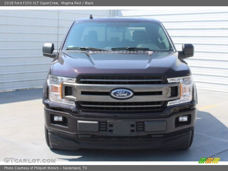 Magma Red / Black 2018 Ford F150 XLT SuperCrew