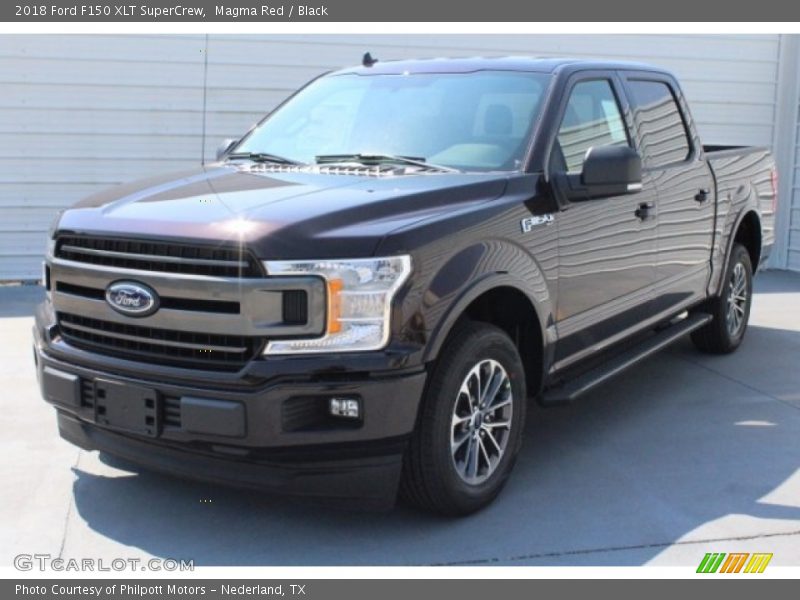 Magma Red / Black 2018 Ford F150 XLT SuperCrew