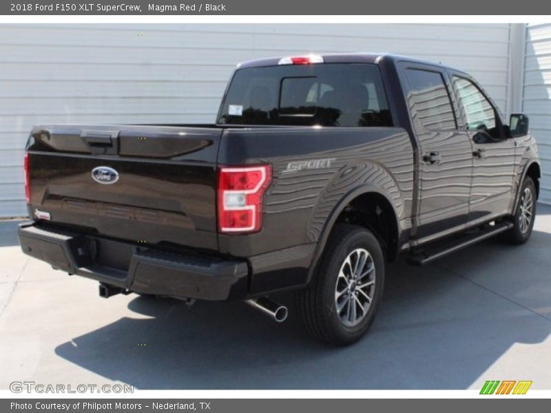Magma Red / Black 2018 Ford F150 XLT SuperCrew