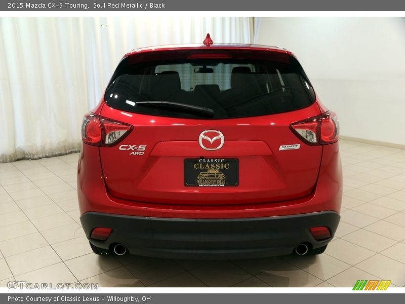 Soul Red Metallic / Black 2015 Mazda CX-5 Touring