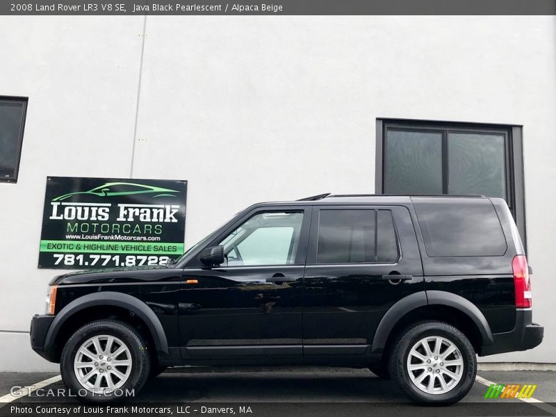 Java Black Pearlescent / Alpaca Beige 2008 Land Rover LR3 V8 SE