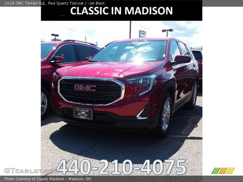 Red Quartz Tintcoat / ­Jet Black 2018 GMC Terrain SLE