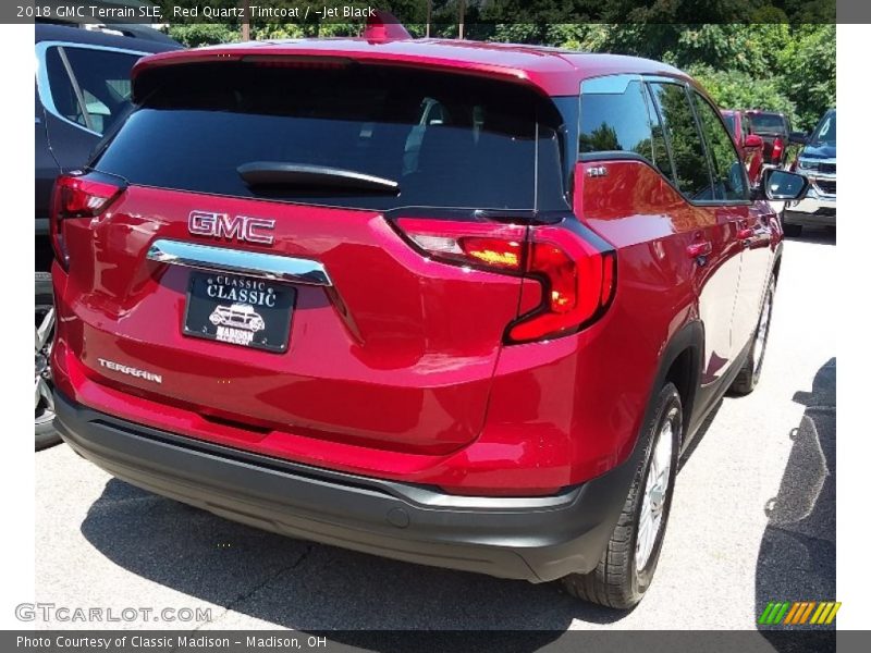 Red Quartz Tintcoat / ­Jet Black 2018 GMC Terrain SLE