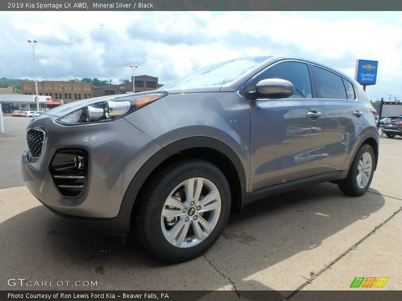 Mineral Silver / Black 2019 Kia Sportage LX AWD