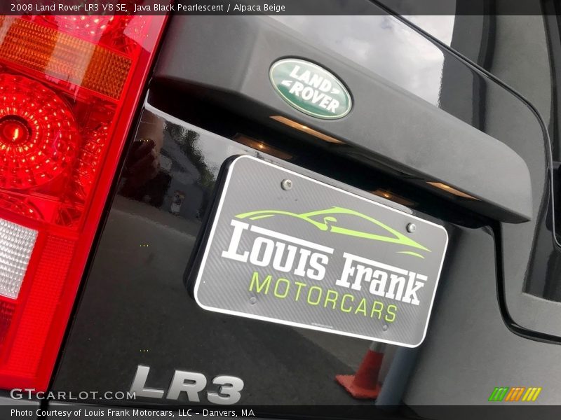 Java Black Pearlescent / Alpaca Beige 2008 Land Rover LR3 V8 SE