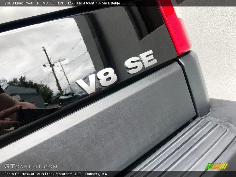 Java Black Pearlescent / Alpaca Beige 2008 Land Rover LR3 V8 SE