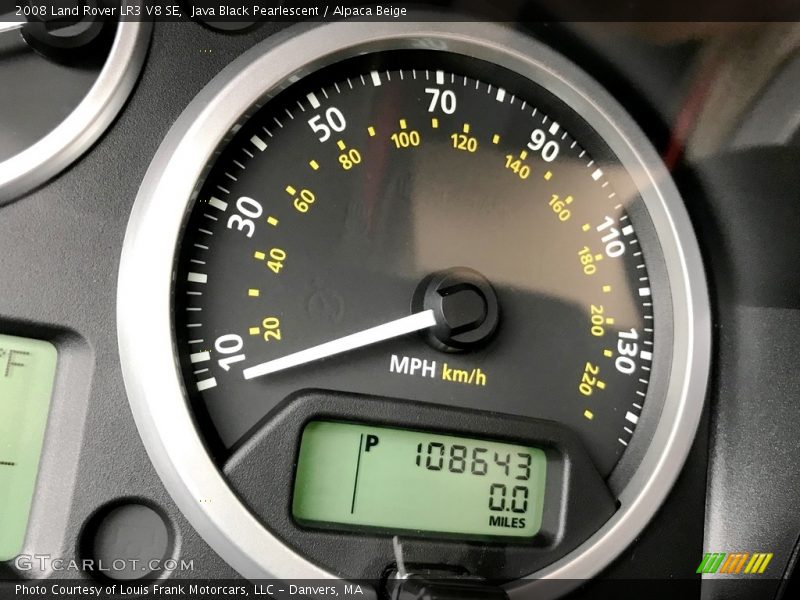 Java Black Pearlescent / Alpaca Beige 2008 Land Rover LR3 V8 SE