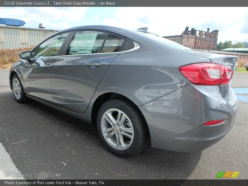 Satin Steel Gray Metallic / Jet Black 2018 Chevrolet Cruze LT
