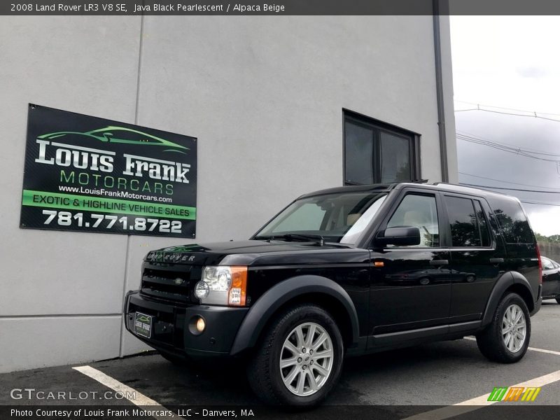 Java Black Pearlescent / Alpaca Beige 2008 Land Rover LR3 V8 SE