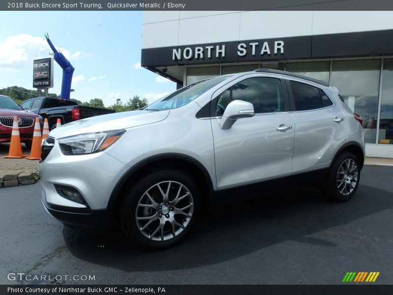 Quicksilver Metallic / Ebony 2018 Buick Encore Sport Touring