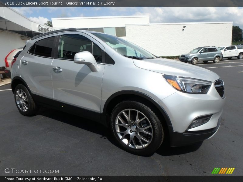 Quicksilver Metallic / Ebony 2018 Buick Encore Sport Touring