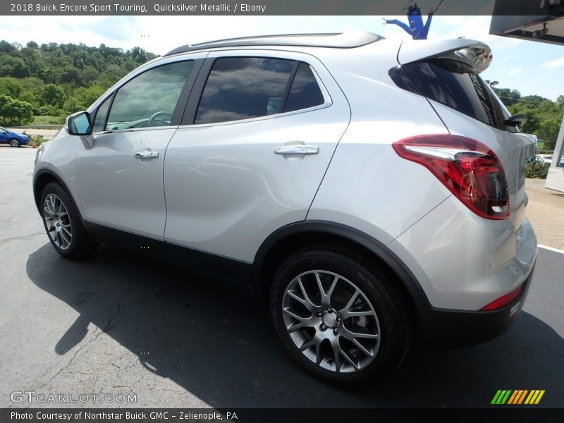 Quicksilver Metallic / Ebony 2018 Buick Encore Sport Touring