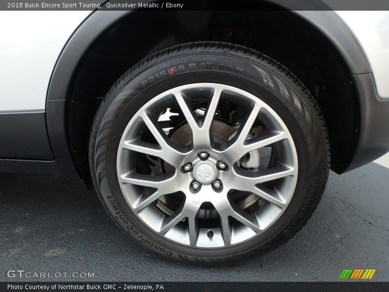 Quicksilver Metallic / Ebony 2018 Buick Encore Sport Touring