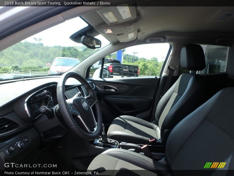 Quicksilver Metallic / Ebony 2018 Buick Encore Sport Touring