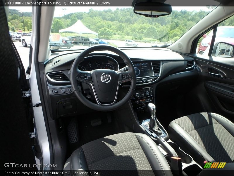 Quicksilver Metallic / Ebony 2018 Buick Encore Sport Touring