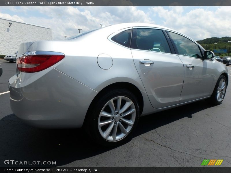 Quicksilver Metallic / Ebony 2012 Buick Verano FWD