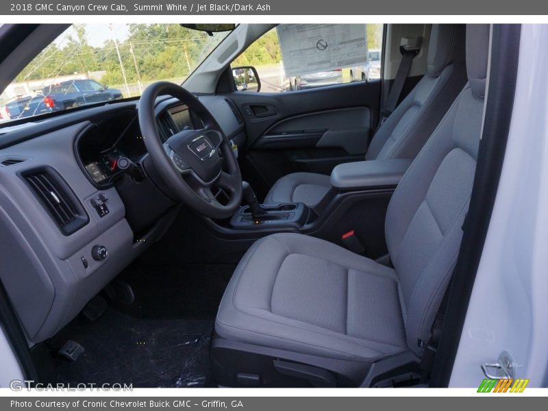 Summit White / Jet Black/Dark Ash 2018 GMC Canyon Crew Cab